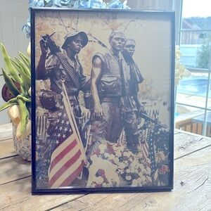Vintage Vietnam Memorial Print. 11”x14”